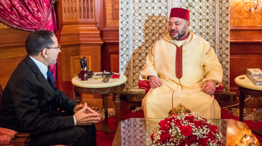 في استقبال ملكي بقصر الرباط.. محمد السادس يستفسر العثماني عن التعديل الحكومي وإقتراحات تجديد مناصب المسؤولية وتقدم تفعيله لتوجيهات خطاب العرش