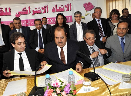 بنعتيق يجمع كبار قياديي الإتحاد الإشتراكي على مائدة عشاء فاخرة إستعدادا للإطاحة بلشكر