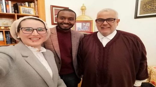 بنكيران يستقبل هاجر الريسوني وزوجها‎