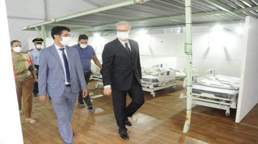 مراكش .. خيمة مرضى كوفيد-19 جاهزة لاستقبال حالات الإصابة الحرجة