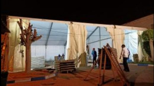 البيضاء: بعد ارتفاع حالات الإصابة بكورونا…إحداث مستشفى ميداني مؤقت بابن مسيك (صور)