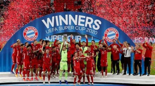 بايرن ميونخ يتوج بكأس السوبر الأوروبي