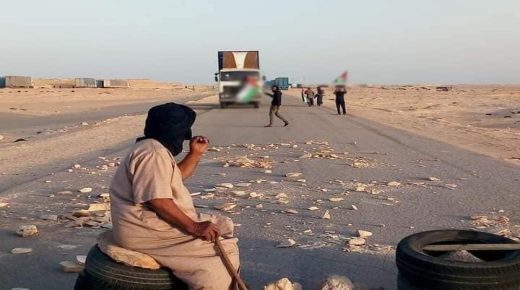 البوليساريو تدفع بمدنيين لإغلاق المعبر الحدودي الكركرات