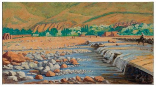 دار للمزادات بلندن تسلّط الضوء على لوحة لتشرشل رسمها عن مراكش