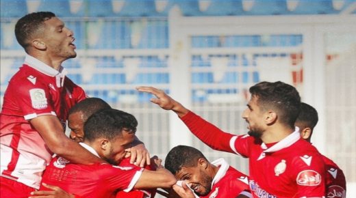 الوداد يفوز على الدفاع الحسني الجديدي في قلب ملعب “العبدي”