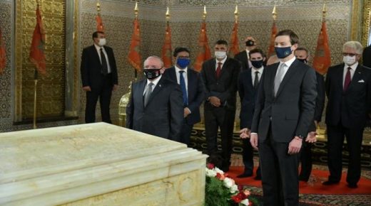 وفد أمريكي-إسرائيلي من مستوى عال يزور ضريح محمد الخامس