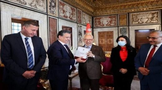 خلال استقباله لوهبي.. الغنوشي يدعو إلى بناء مغرب عربي موحد