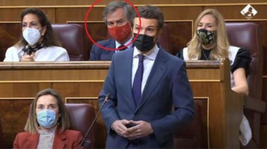 “كمامة مغربية” داخل البرلمان الإسباني دارْتْ رْوِينَة