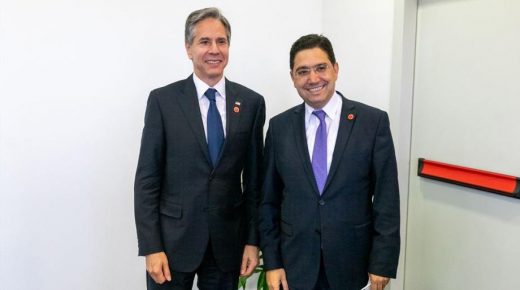 السيد ناصر بوريطة يتباحث مع وزير الخارجية الأمريكي أنطوني بلينكن