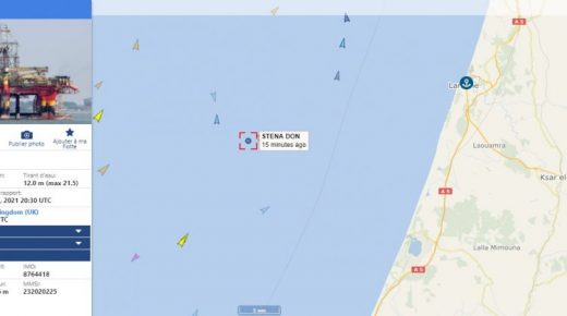 منصة الحفر البريطانية “Stena Don” تصل إلى ساحل العرائش لإستخراج الغاز المغربي