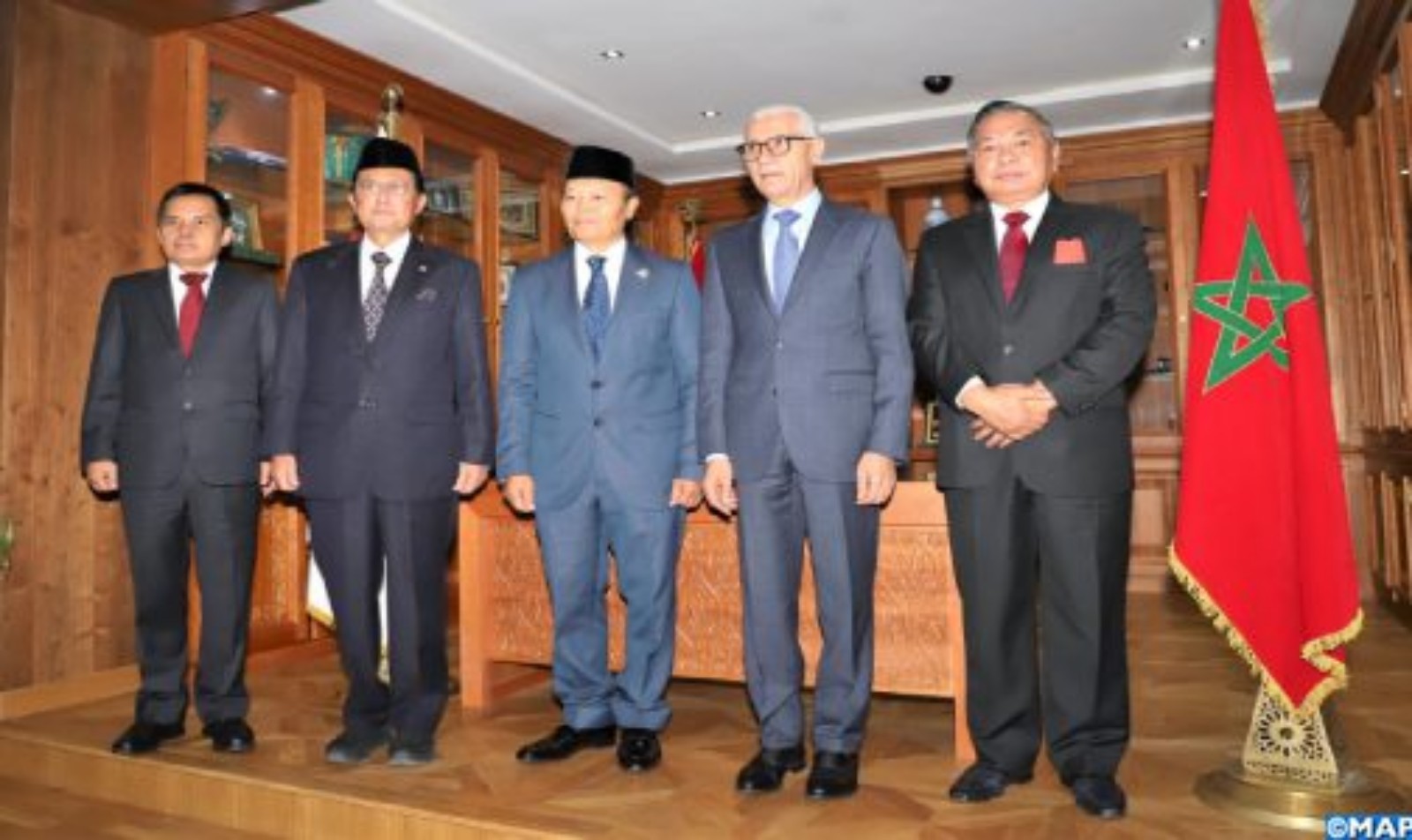 تبادل التجارب والخبرات البرلمانية وتعزيز التشاور، في صلب مباحثات لرئيس مجلس النواب مع وفد عن المجلس الاستشاري الشعبي الإندونيسي