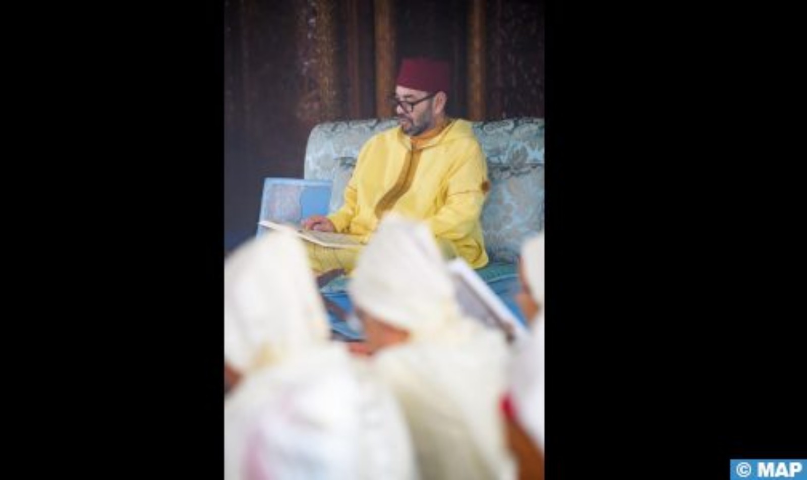 أمير المؤمنين يترأس حفلا دينيا إحياء للذكرى الرابعة والعشرين لوفاة جلالة المغفور له الملك الحسن الثاني