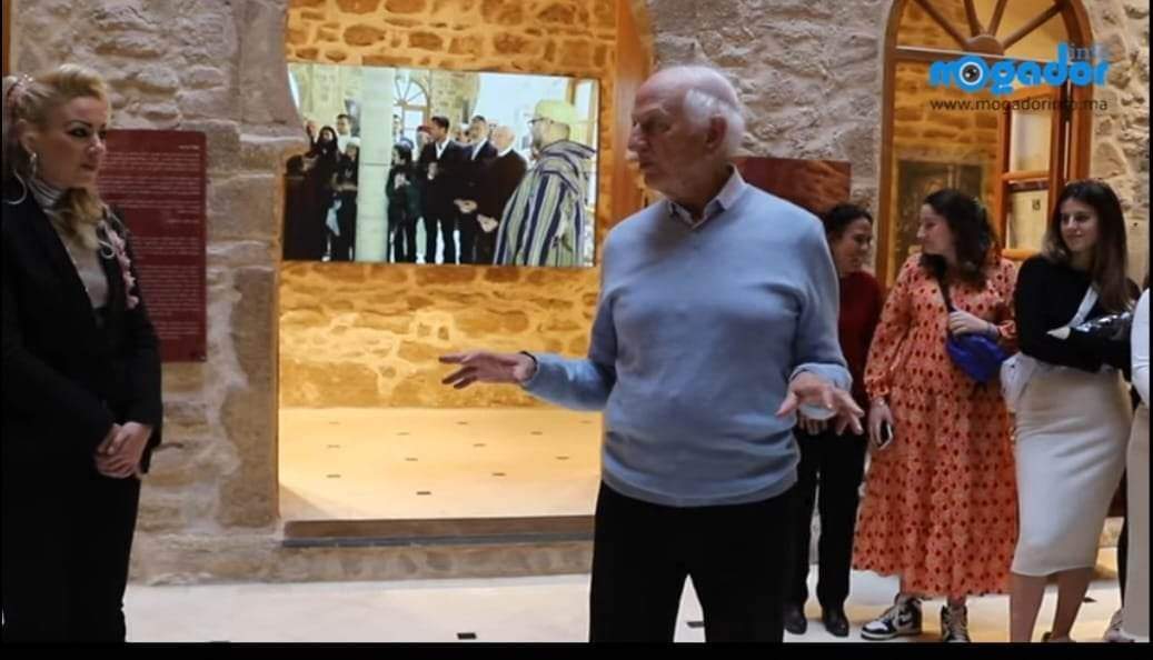 في إطار العودة إلى الأصل.. وفد من طلاب مونتريال يزور بيت الذاكرة بحضور اندري أزولاي