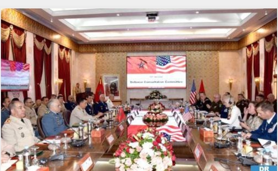 الفريق أول المفتش العام للقوات المسلحة الملكية قائد المنطقة الجنوبية يستقبل مساعدة وزير الدفاع الأمريكي لشؤون الأمن الدولي