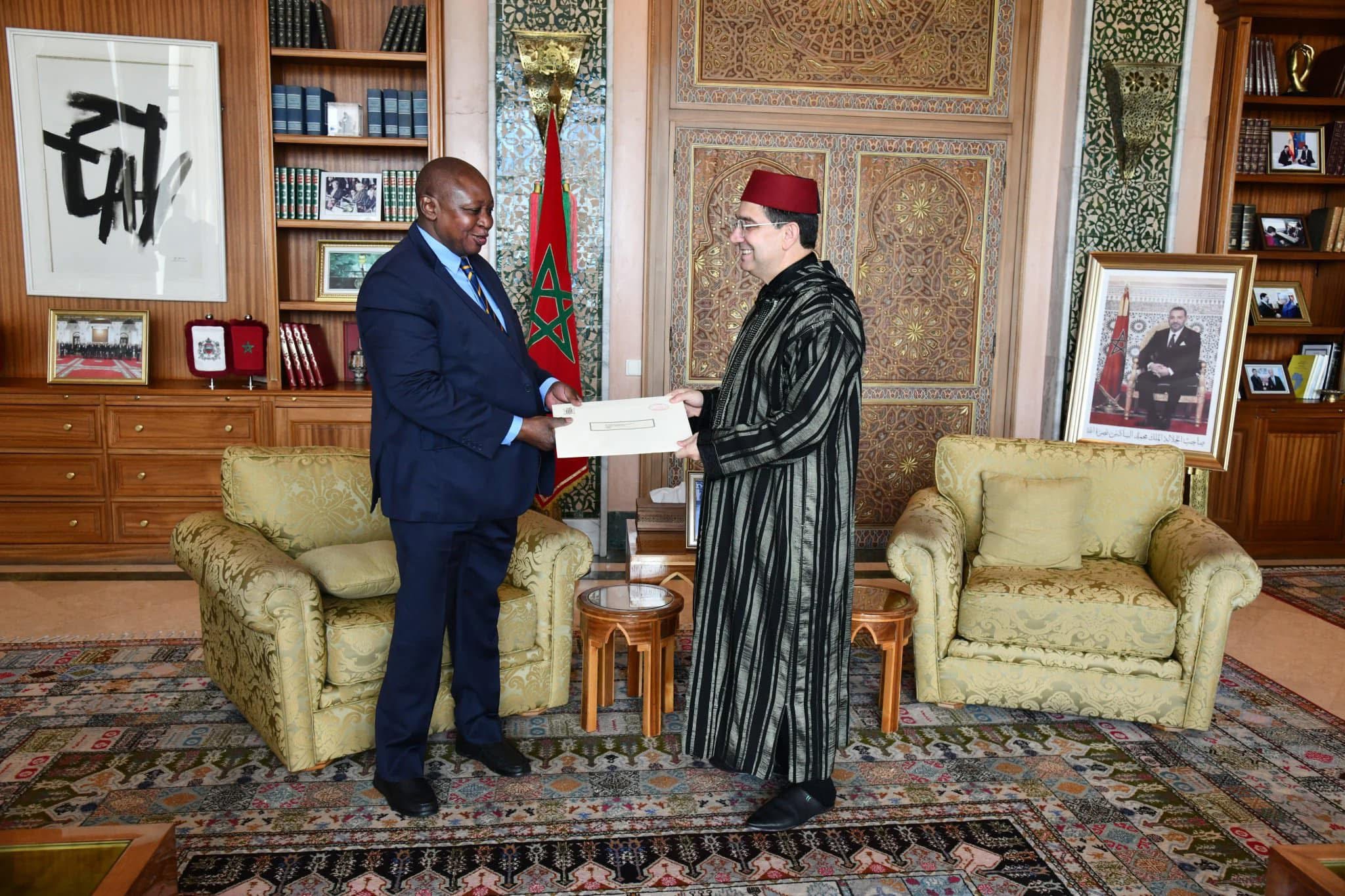 حاملا رسالة خطية إلى جلالة الملك.. بوريطة يستقبل المبعوث الخاص للرئيس الزامبي