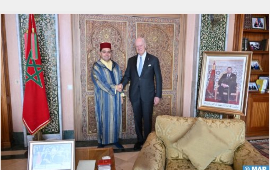 السيد بوريطة يتباحث بالرباط مع السيد ستافان دي ميستورا المبعوث الشخصي للأمين العام للأمم المتحدة للصحراء المغربية