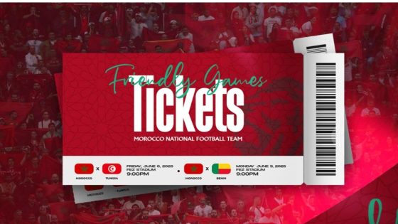 بدء عملية بيع تذاكر مباراتي المنتخب الوطني أمام تونس والبنين