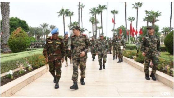 محمد بريظ يتباحث مع قائد قوة البعثة الأممية بالأقاليم الجنوبية للمملكة