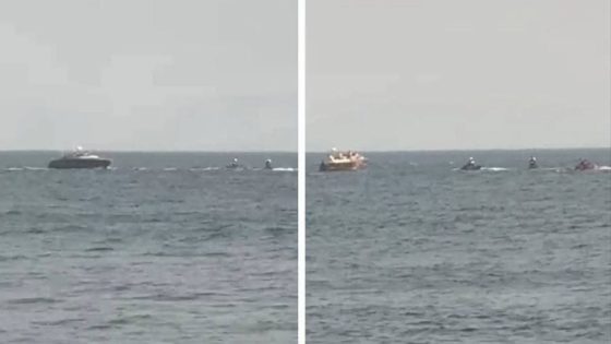 ولي العهد يفاجئ المصطافين بدخوله سواحل سبتة المحتلة على متن يخته