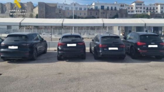 الشرطة الإسبانية تفكك شبكة سرقة سيارات في قلب عملية “مرحبا” وتسترجع 22 مركبة فاخرة