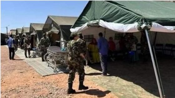 بتعليمات ملكية.. مستشفى ميداني عسكري بأيت أمحمد لمواجهة موجة البرد القارس