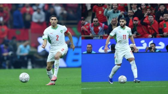 نهائي الكان .. أشرف حكيمي وإسماعيل الصيباري ضمن المشمولين بعقوبات الكاف