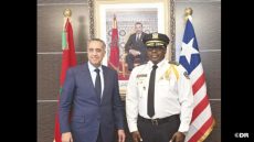 السيد حموشي يستقبل المفتش العام للشرطة بجمهورية ليبيريا