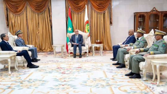 وفد يقوده المفتش العام للقوات المسلحة الملكية يقوم بزيارة عمل لموريتانيا