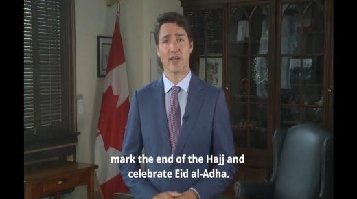 تريدو يبارك العيد