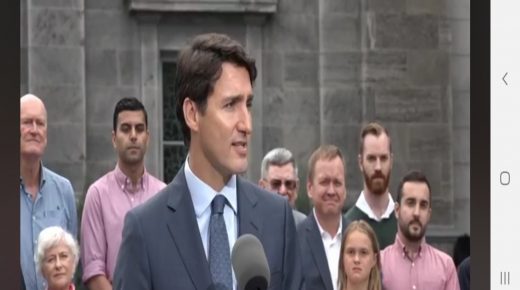 جيستان تريدو يعلن رسميا عن انطلاق الحملة الانتخابية في كندا