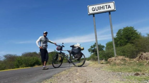 رحالة مغربي يواصل رحلته عبر العالم على متن دراجة هوائية للتعريف بالثقافة المغربية
