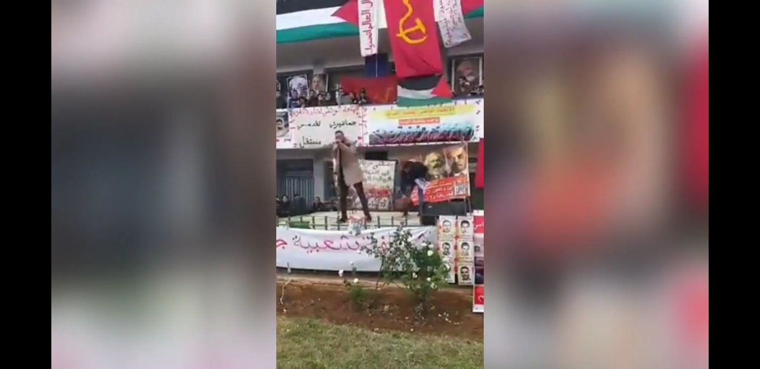 بالفيديو: أغنية “عاش الشعب” تغزو الجامعات المغربية وإستقبال طلابي حاشد ل”ولد الكرية” و”لزعر” في جامعة “ظهر مهراز” بفاس