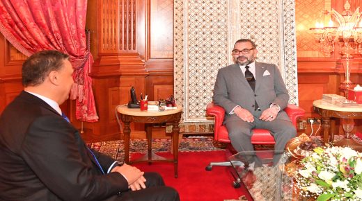 Sa Majesté le Roi Mohammed VI reçoit M. Abdellatif Ouahbi