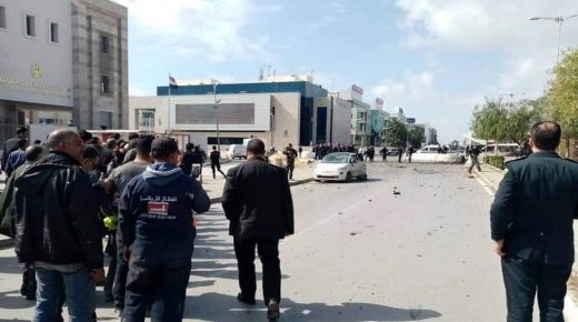 انفجار قرب السفارة الأمريكية في تونس