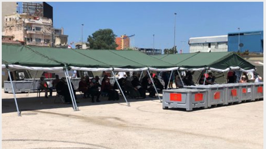 المستشفى العسكري المغربي ببيروت يقدم 15 ألف و 900 خدمة طبية لمتضرري انفجار بيروت