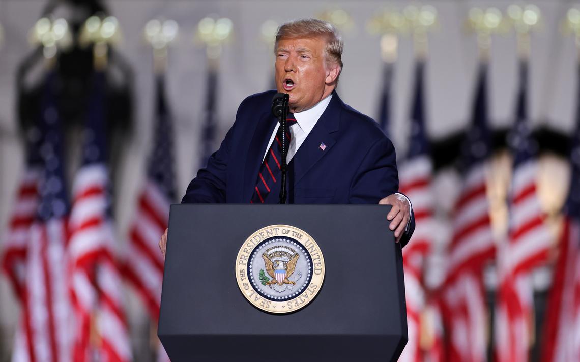 ترامب يعد بـ”سحق” كوفيد-19 بواسطة لقاح “هذا العام”