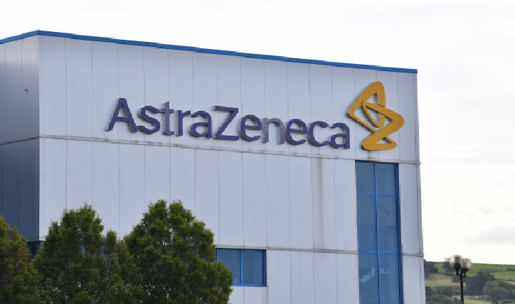 a general view is pictured of the offices of British-Swedish multinational pharmaceutical and biopharmaceutical company AstraZeneca PLC in Macclesfield, Cheshire on July 21, 2020. (Photo by Paul ELLIS / AFP)