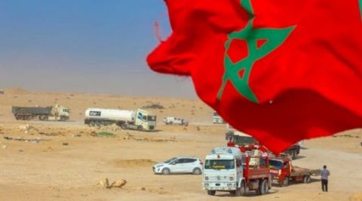 المغرب ينشئ ساترا ترابيا في الكركرات لتأمين الطريق حتى الحدود الموريتانية