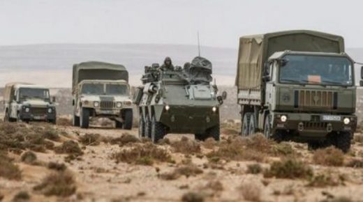 تحرك عسكري موريتانيا الى معبر الكركرات لتأمين الحدود مع المغرب وردع عصابات البوليساريو
