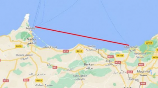 المغرب إسبانيا والجزائر.. هذه هي الأجندات الخفية لمشروع مد خط بحري يربط مليلية المحتلة بالغزوات غرب الجزائر