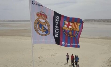 “الليغا الإسبانية” تختار الداخلة للترويج لمباراة الكلاسيكو