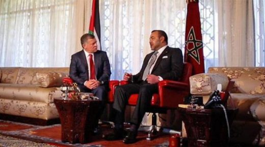 الملك محمد السادس أول قائد يتصل بالعاهل الأردني لتأكيد دعم المملكة لقرارات الأردن