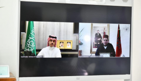 ناصر بوريطة يجري مباحثات مع نظيره السعودي
