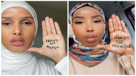 نشطاء يطلقون حملة إلكترونية تحت عنوان “لا تلمس حجابي” ردا على منع الحجاب في فرنسا