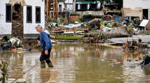 نحو 1300 شخص في عداد المفقودين جراء الفيضانات في ألمانيا