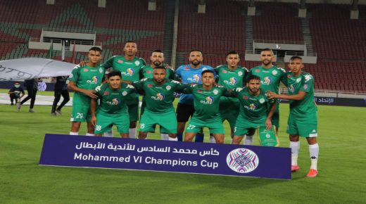 الرجاء يتوج بلقب كأس محمد السادس للأندية الأبطال