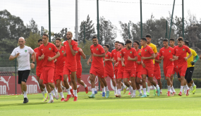 المنتخب الوطني يواصل استعداداته لمواجهة السودان