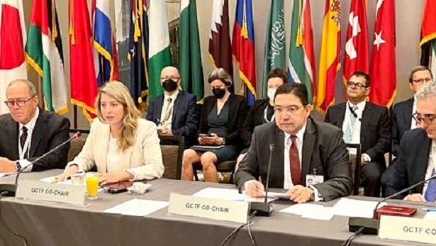 ناصر بوريطة، والكندية ميلاني جولي، يترأسان أشغال الدورة الـ12 للاجتماع الوزاري للمنتدى العالمي لمكافحة الإرهاب بنيويورك