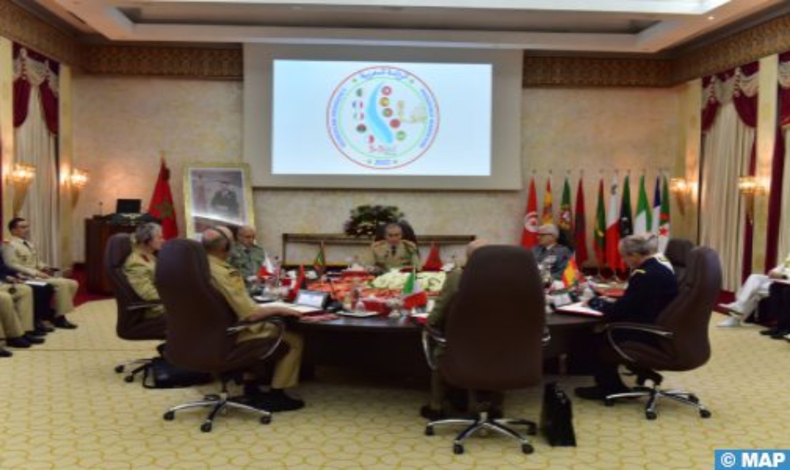 الرباط: انعقاد الاجتماع ال 14 لرؤساء أركان القوات المسلحة للبلدان الأعضاء في مبادرة “5 زائد 5 دفاع”