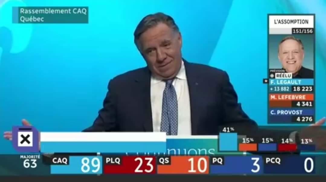 انتخابات كيبيك.. لاكاك يحقق فوزا كاسحا
